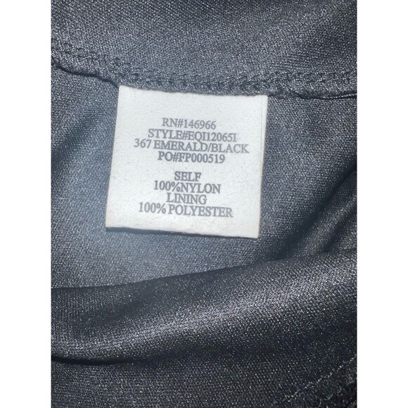 Midnight Doll Dress Womens S Green Silver Sequins Nightclub Swifty Bodycon Party - Picture 7 of 8